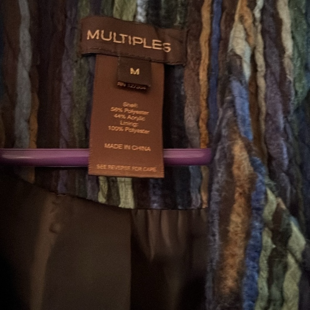 Multi Colored Short Jacket. Super Condition. Size… - image 2